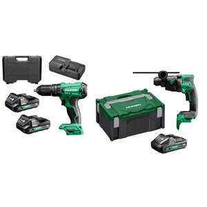 HIKOKI KIT TRAPANO C/PERC DV18DA+TASSELLATORE DH18DPB 18V