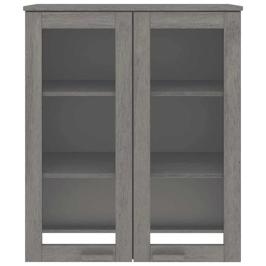 Scaffale per Credenza Grigio Chiaro 85x35x100 cm Legno di Pino