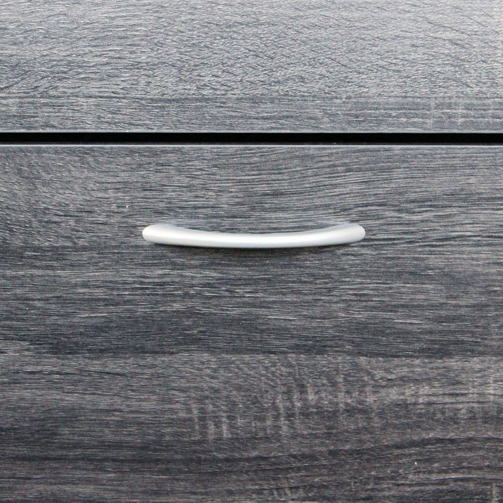 Scarpiera Wendy 60x24x150 h cm in Legno Grigio Scuro