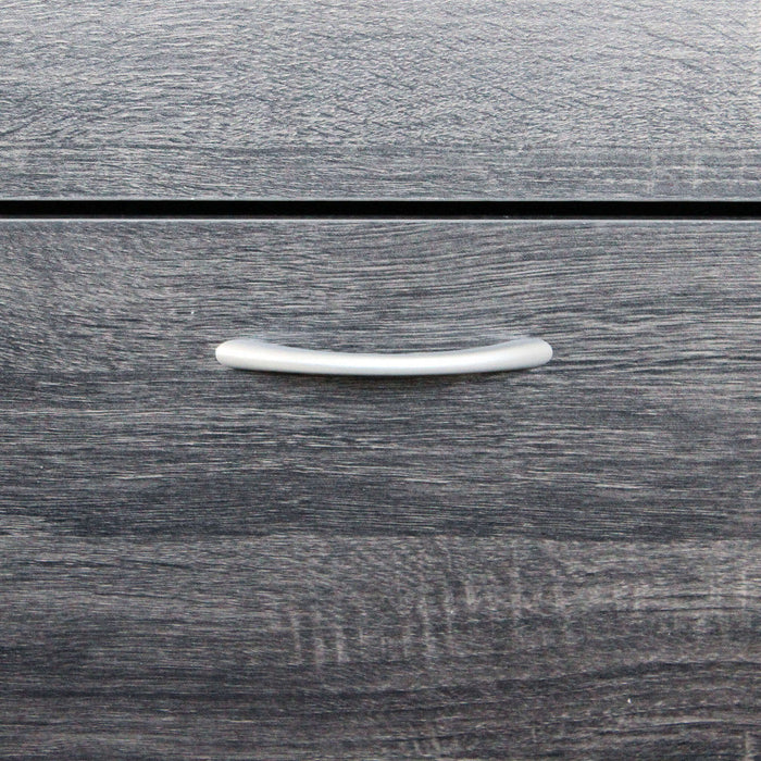 Scarpiera Wendy 60x24x150 h cm in Legno Grigio Scuro