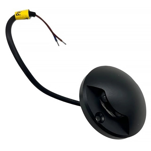 Faretto segnapassi small LED 2W calpestabile radente nero luce bianca naturale 4000K 12V IP65