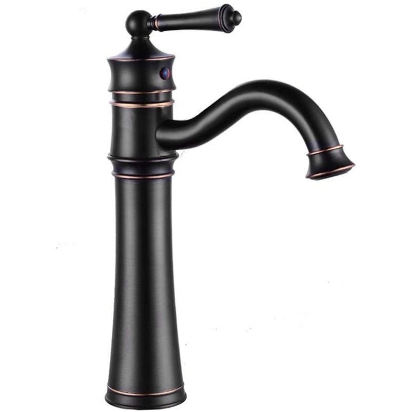 Rubinetto Da Lavabo Rea Vintage Old Black High