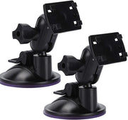 Supporto di fissaggio per dashcam 65 mm, 2 pezzi, supporto per obiettivo 360 gradi, regolabile, forte attrito, supporto per registratore di auto (4 tenaglie)