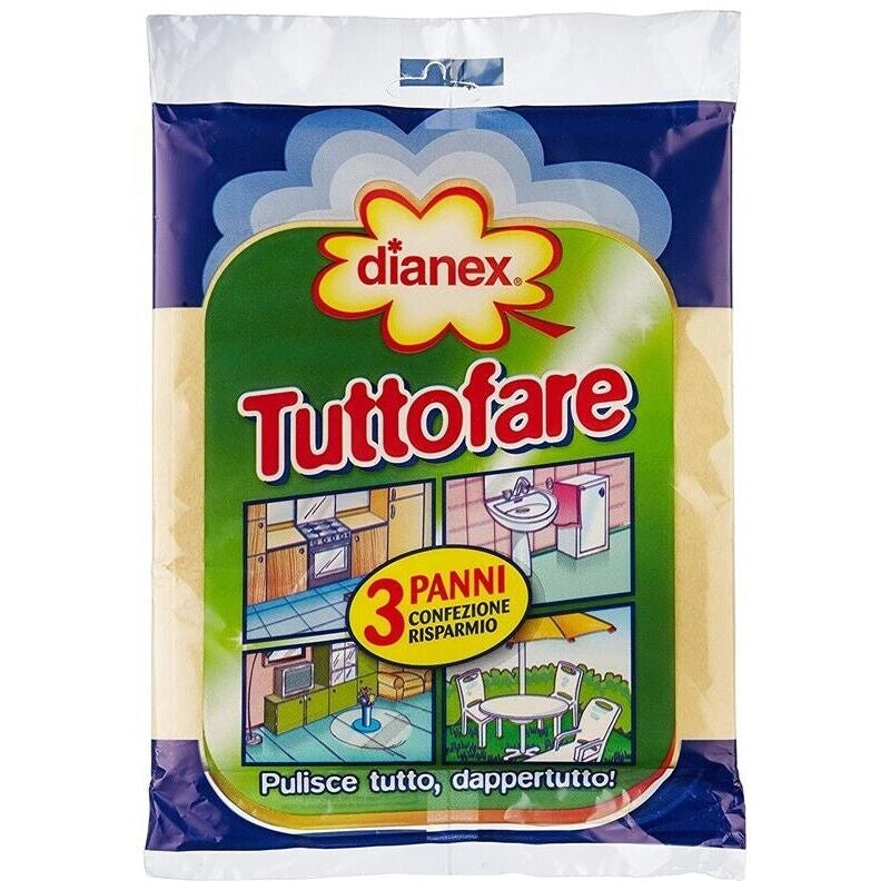 DIANEX PANNO TUTTOFARE IN CONFEZIONE DA 3 PEZZI