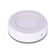 Trade Shop - Pannello Plafoniera Led 6w Tondo Pvc Luce Bianco Caldo Freddo Naturale P120b-t -