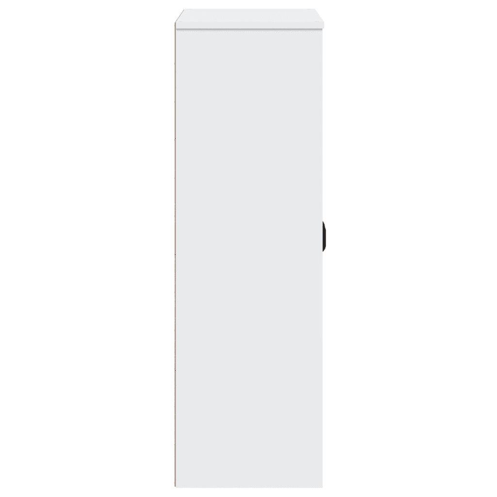 Piano per Credenza | Madia | Buffet da pranzo | Armadio da pranzo VIKEN Bianco in Legno Multistrato