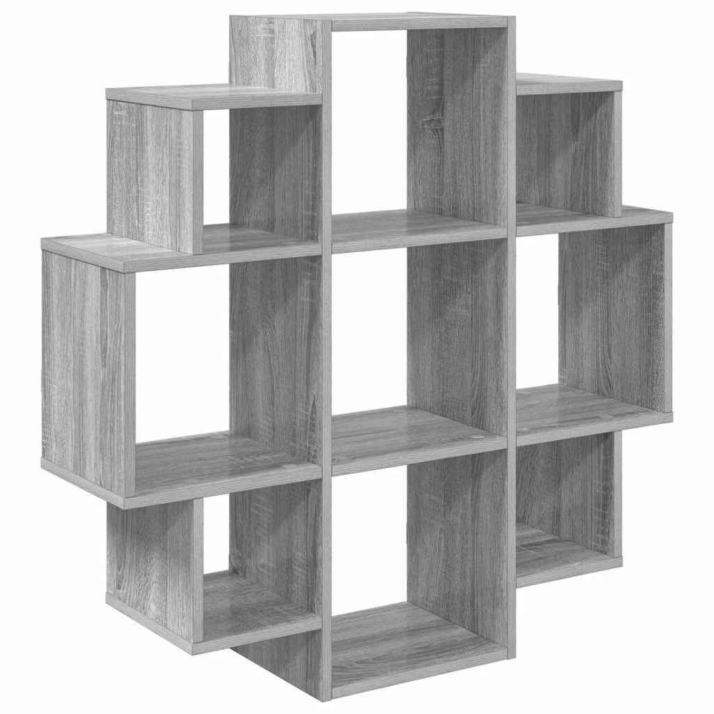 Scaffale da parete Sonoma grigio 90 x 25 x 90 cm 8012177