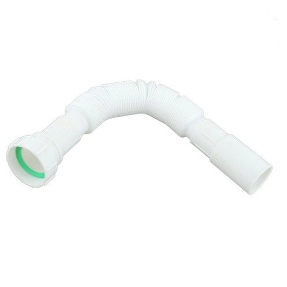 Trade Shop - Canotto Tubo Scarico Flessibile Estensibile Con Testa Plastica 1" 1/2 40mm 59953 -
