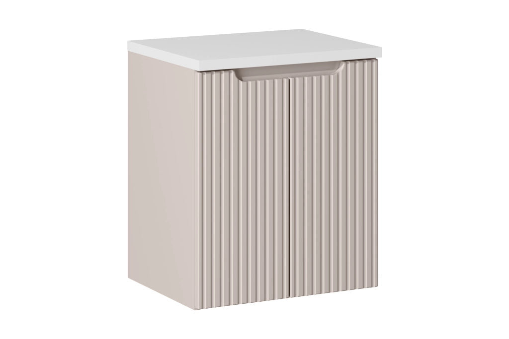 Set mobili bagno 50 cm con piano Nova Cashmere 50 x 1401 x 40 cm