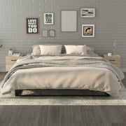 Comodini 2 pz-Set di 2 Tavolino da notte in Rovere Sonoma 40x35x47,5 cm 589808