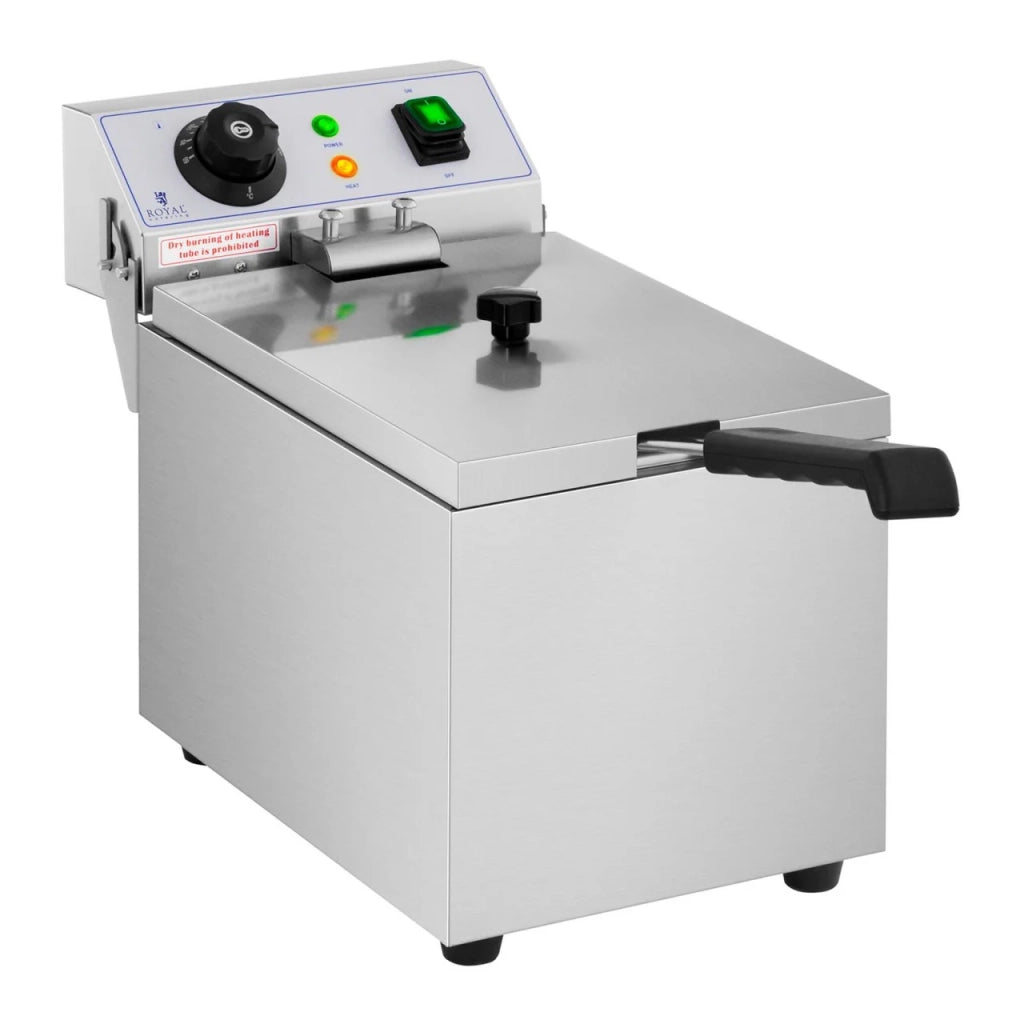 Friggitrice elettrica professionale per ristoranti 8 litri 230 volt 14_0001796