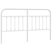 Testiera | Testata di Ricambio in Metallo Bianco 180 cm