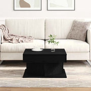 Tavolino da salotto Rovere Nero 57 x 57 x 30 cm 862665