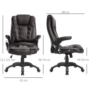 Poltrona da ufficio ergonomica con massaggio e calore
