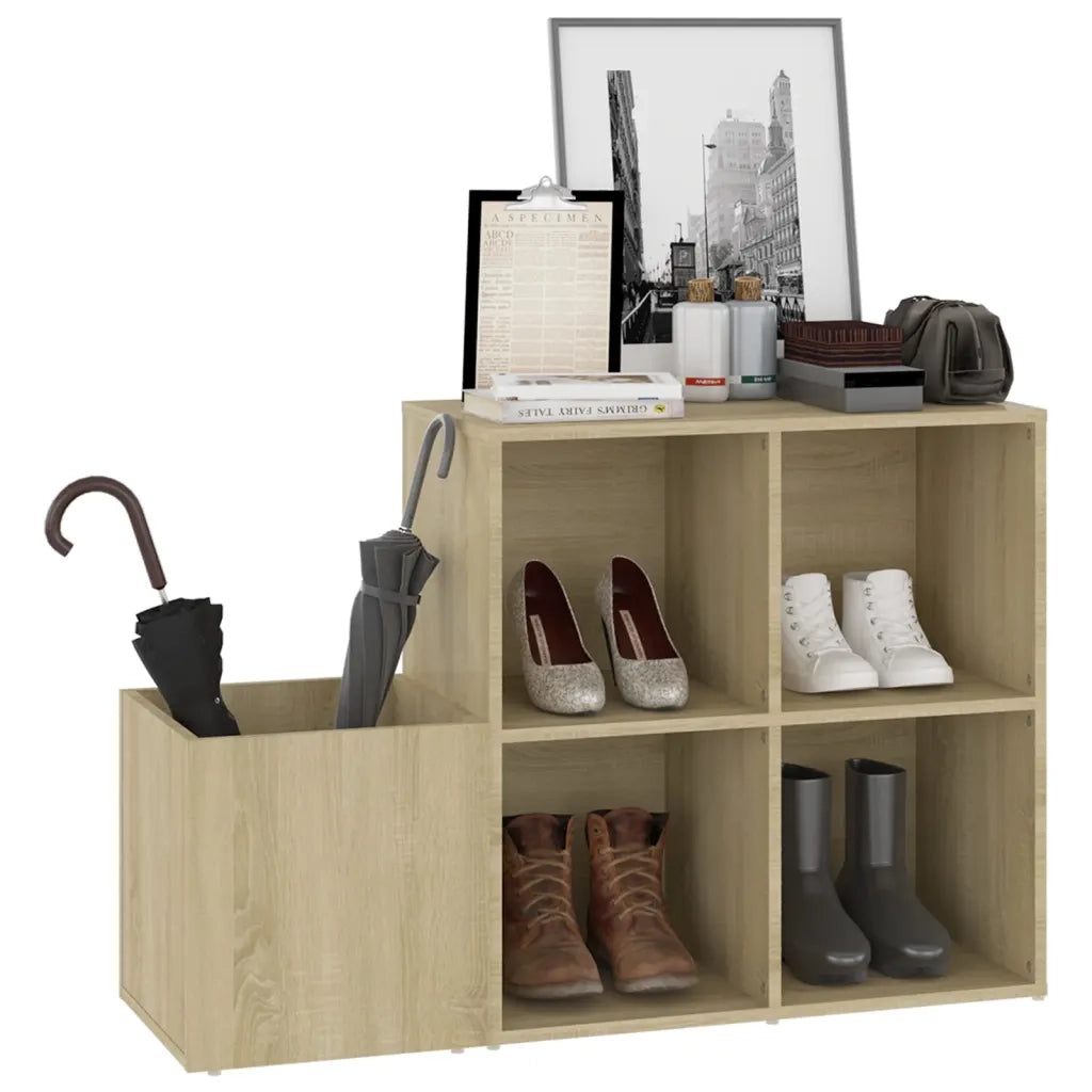 Scarpiera Ingresso Rovere Sonoma 105x35,5x70 Legno Multistrato 808254
