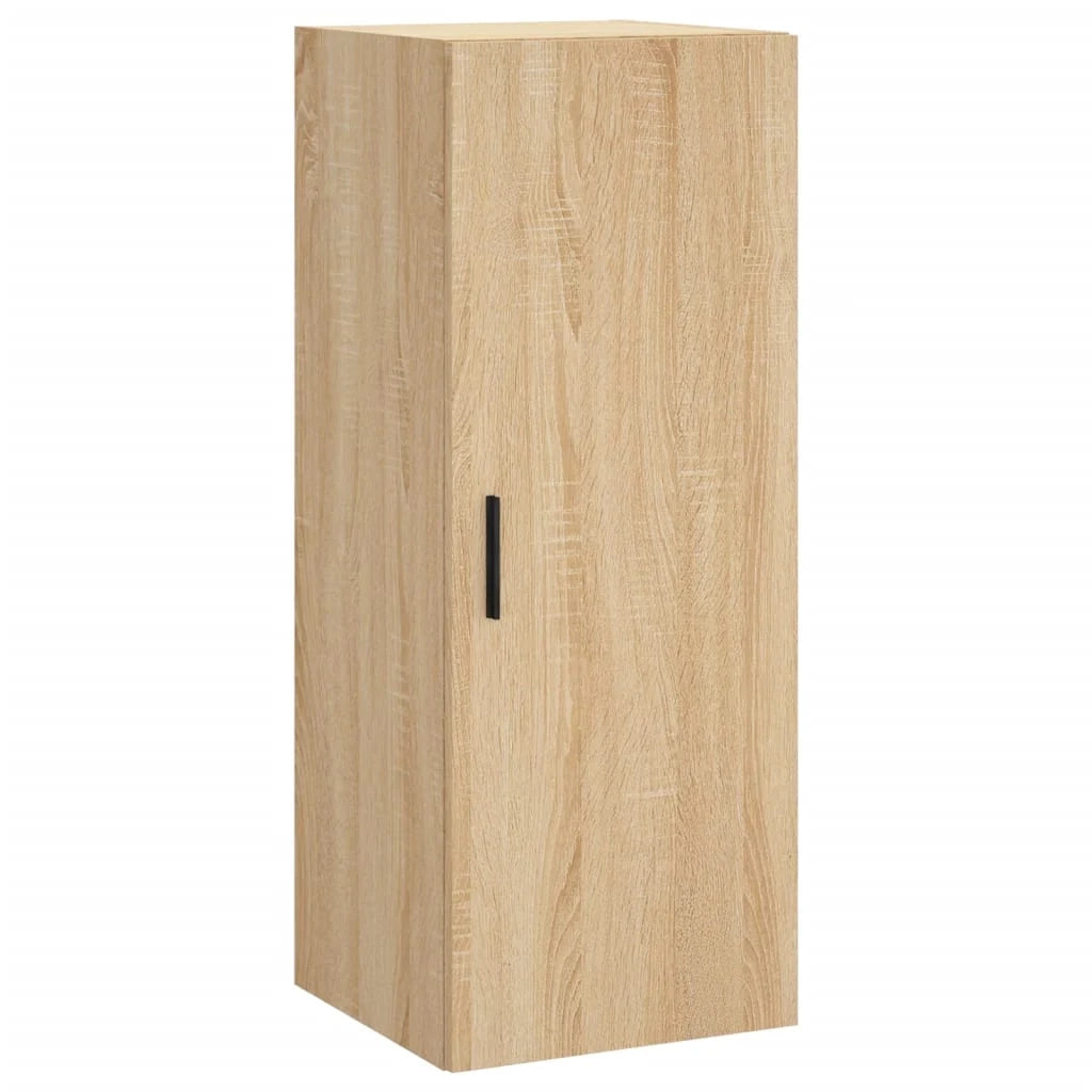 Buffet credenza cassettiera armadio mobile contenitore organizer cucina soggiorno salotto rovere Sonoma alto 34,5 x 34 x 180 cm legno ingegnerizzato marrone 02_0033984