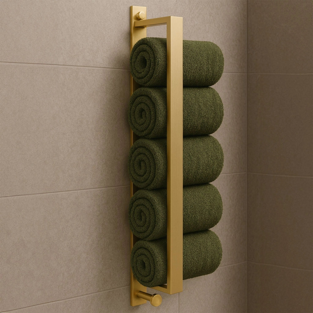 Portasciugamano Da Bagno Brush Gold