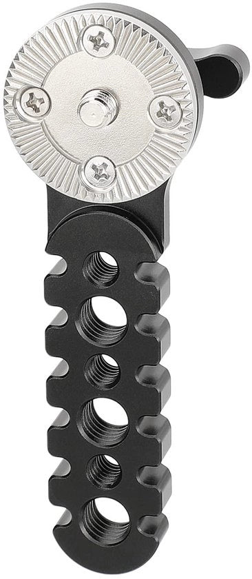 Supporto universale per rig per fotocamera DSLR con molla a gomiti - estensione universale con vite M6 - fori 1/4"-20 e 3/8"-16 - peso netto 62 gram