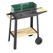 BARBECUE '50-25 GREEN/W' cm. 50x25 - h. cm. 77  - OMPAGRILL