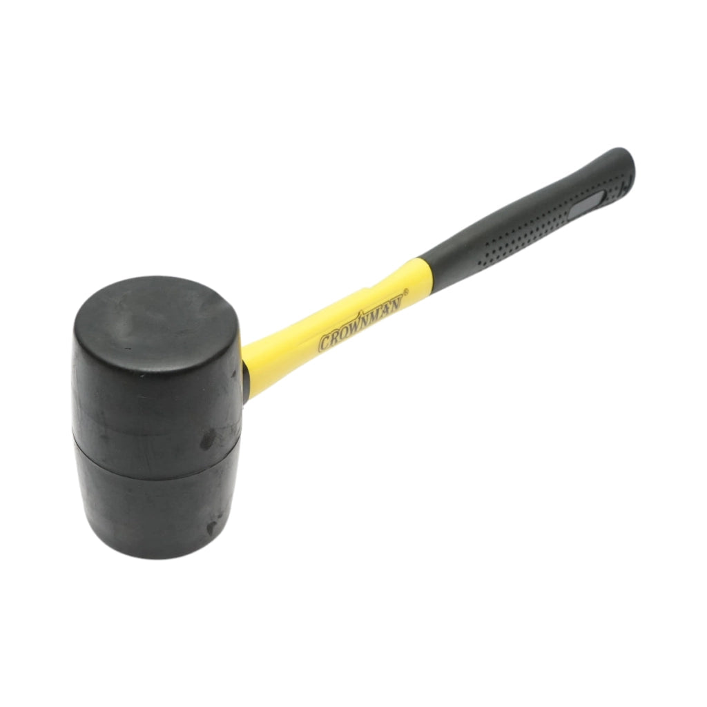 Mazza in gomma da 640 g con manico professionale in fibra di vetro Crownman
