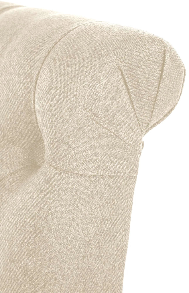 Set di 2 sedie da pranzo Lisburn crema,Tessuto