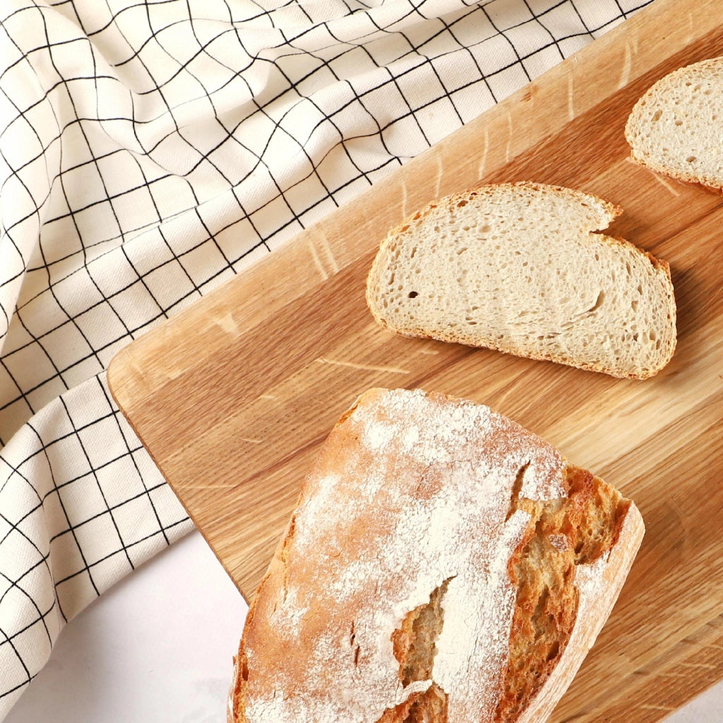 Tagliere da cucina in legno KADAX 50x30cm per servire, blocco grande in rovere