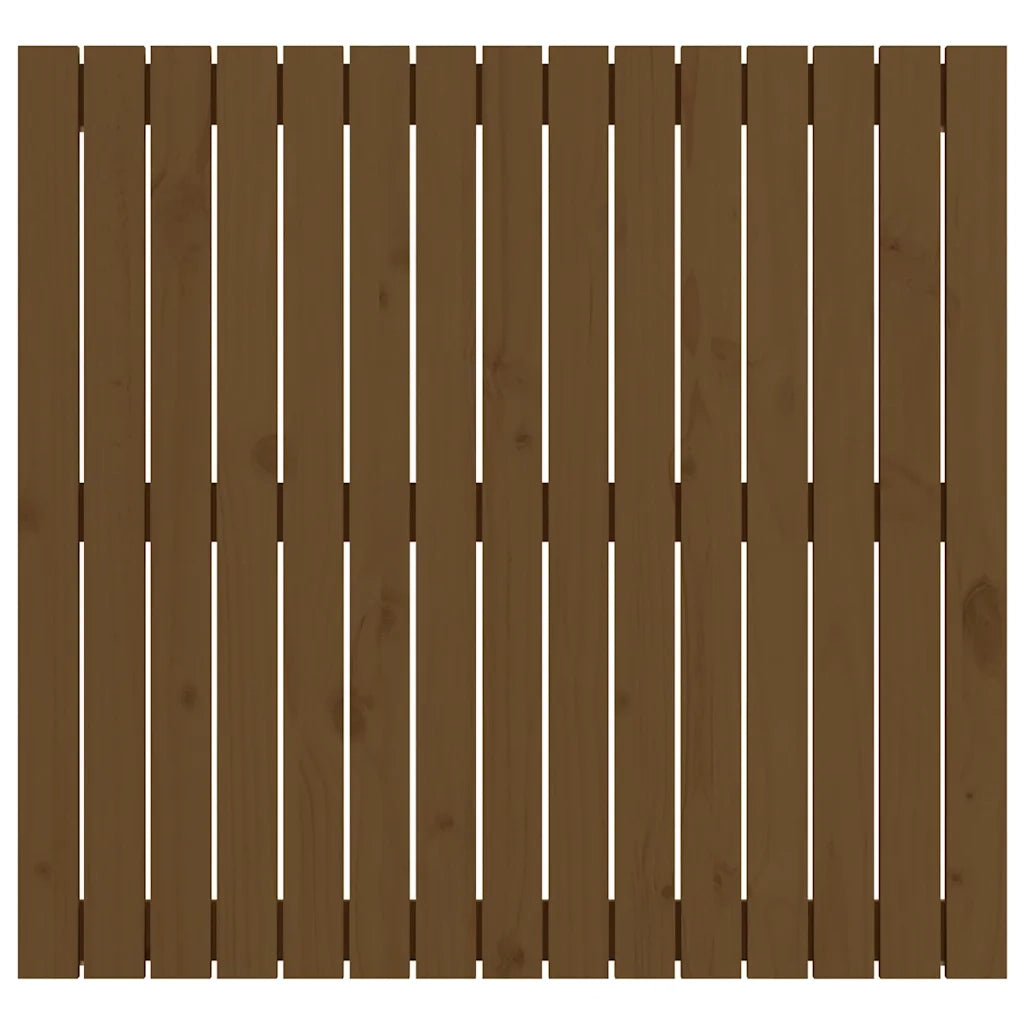 Testiera da Parete Ambra 95,5x3x90 cm in Legno Massello di Pino 824886