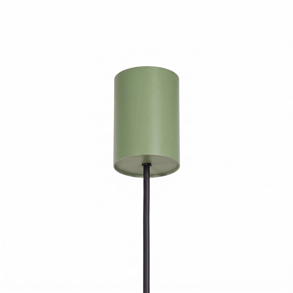 Lampadario RAYO 4 verde oliva