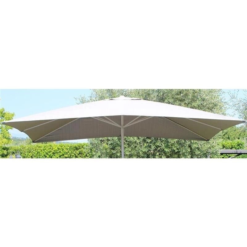 TELO PER OMBRELLONE MERCURIO 3 X 3 MT IN COLORE GRIGIO FUMO
