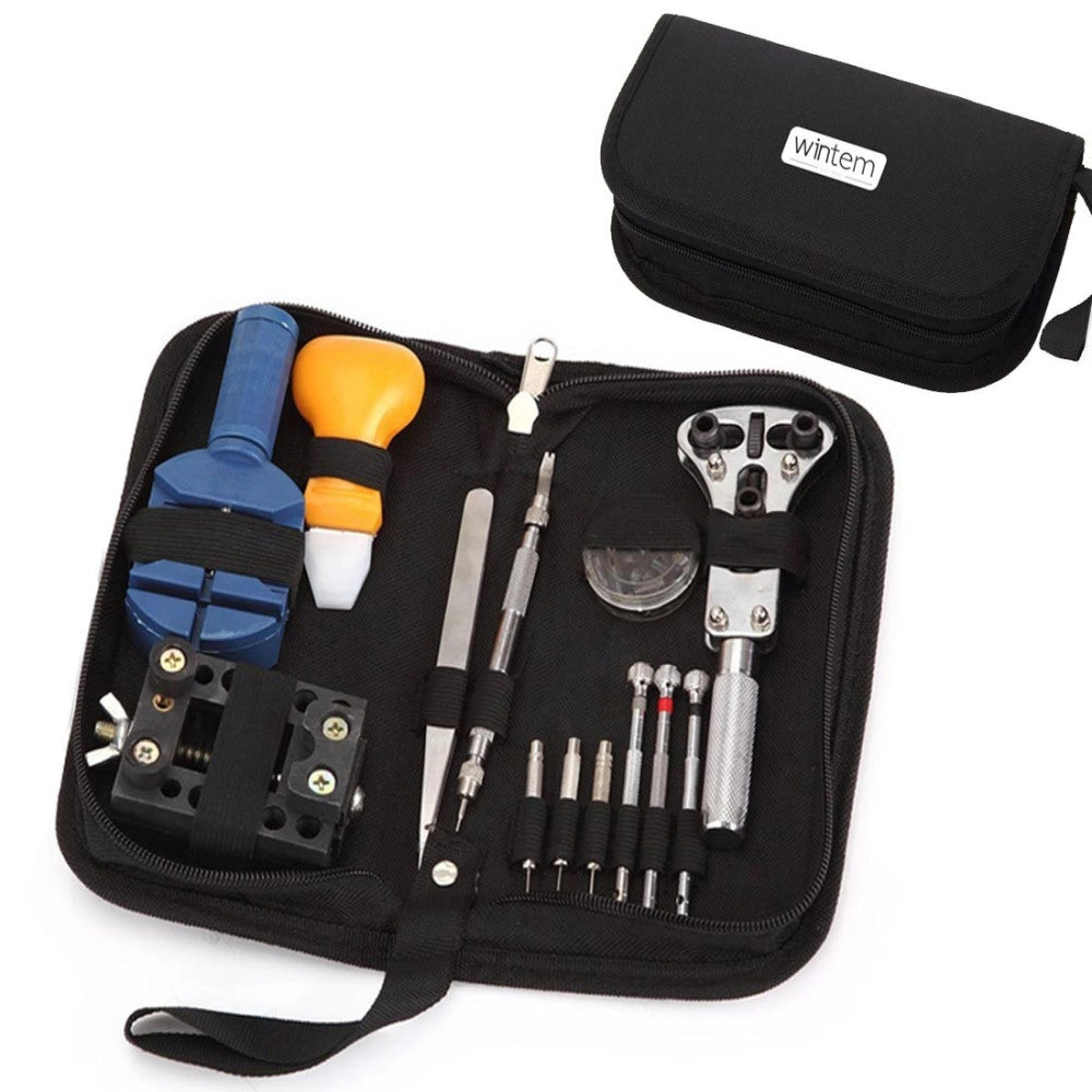 Trade Shop - Kit 30 Pezzi Riparazione Ripara Orologi Orologiaio Professionale -