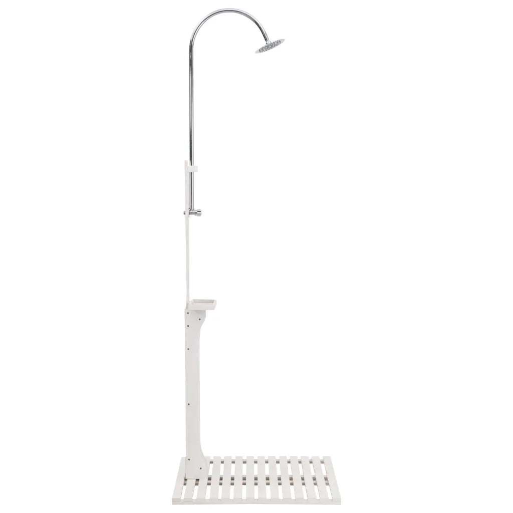 Doccia da Giardino Bianca in Legno CFW9222552