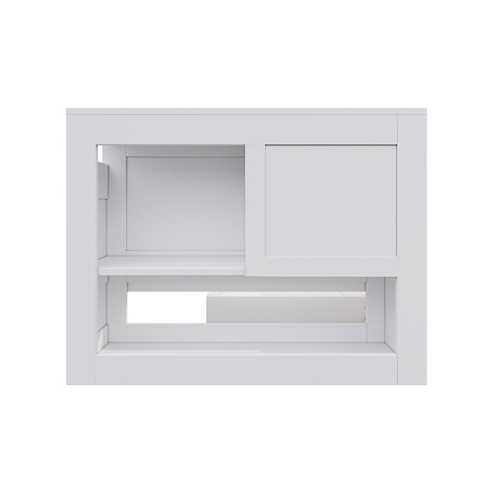 Letto bambini - Xylo - 90x200 cm contenitore bianco