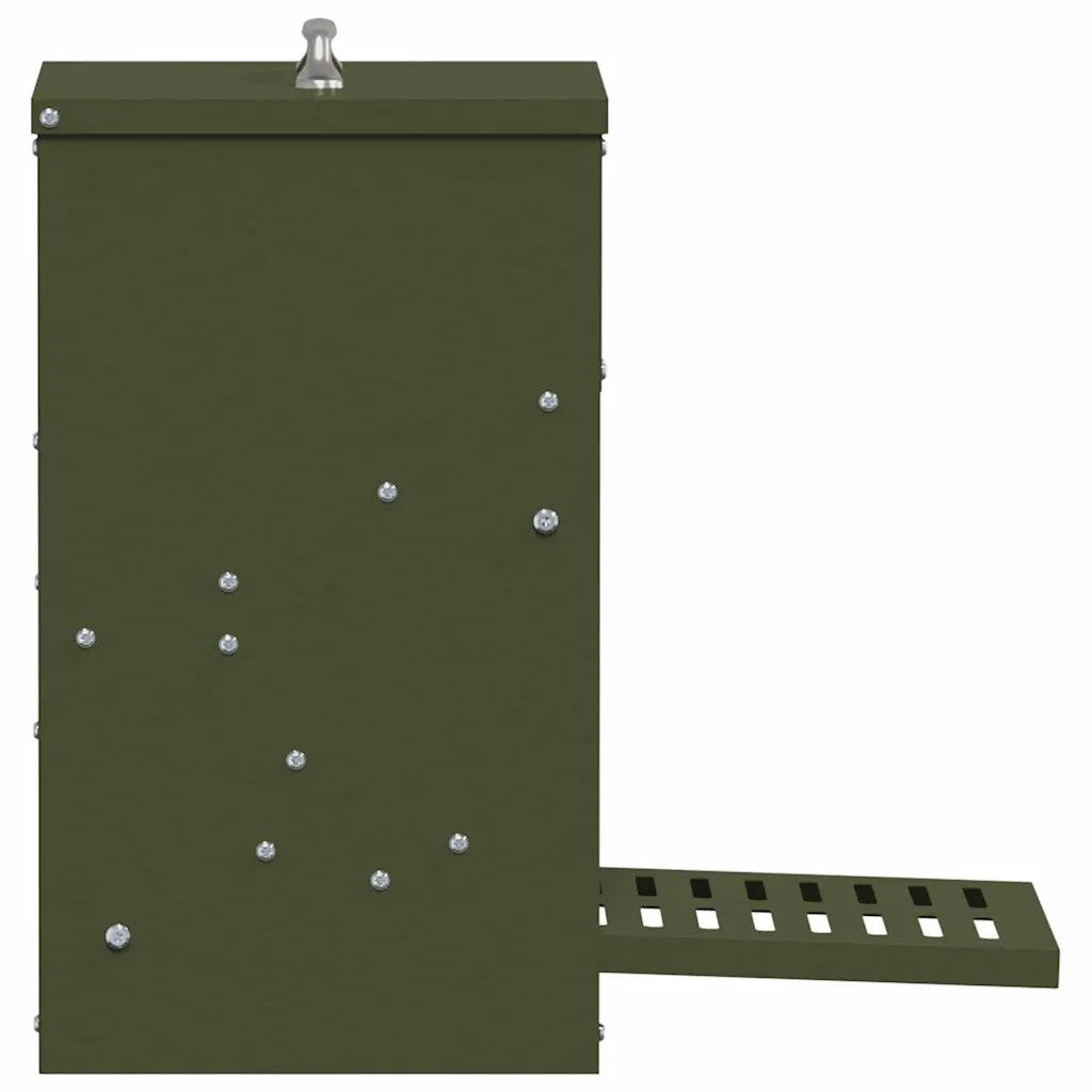 Mangiatore a Pedale per Pollo Verde oliva 25 x 42 x 40 cm CFW9367111