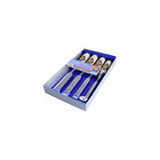 Kirschen 1181000 Set di Scalpelli 4 Pezzi in Acciaio Speciale con Manico in Carpino 10 16 20 26 mm colore Legno