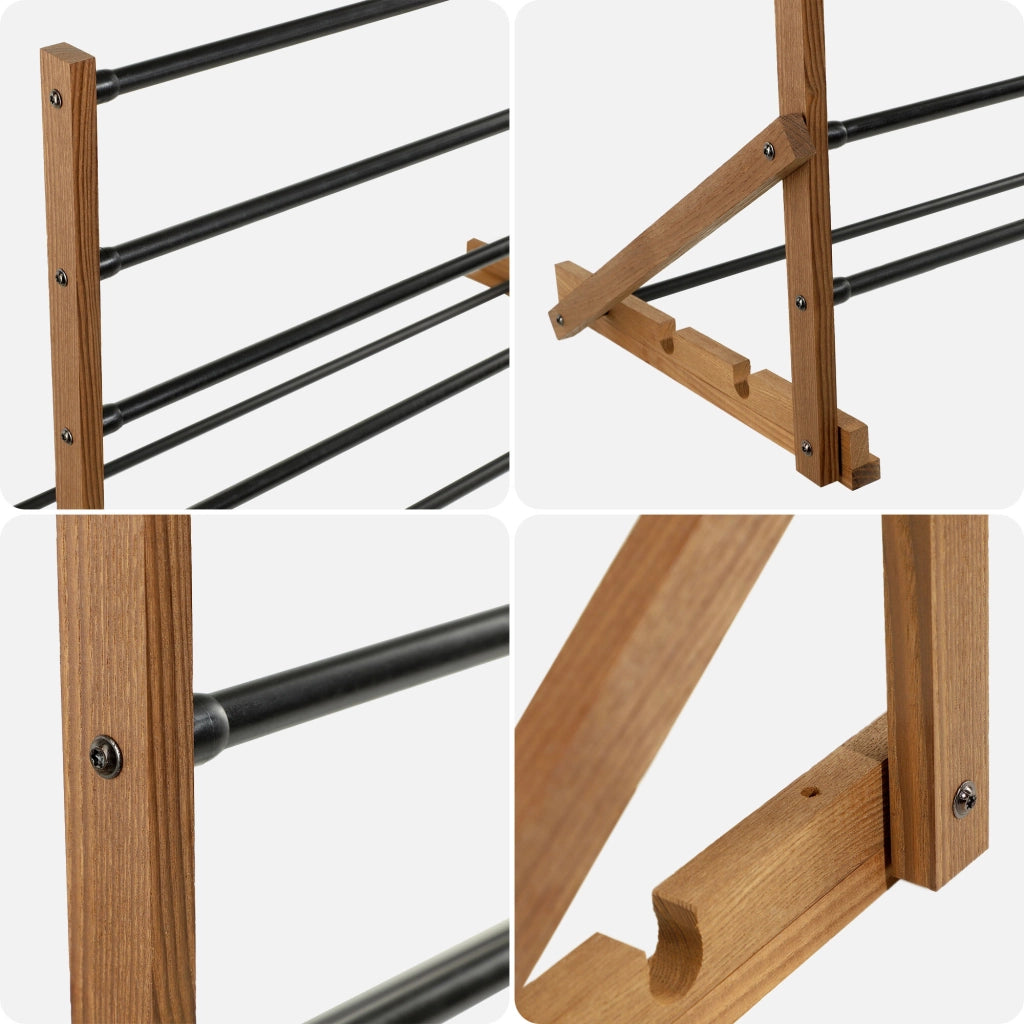 Stendibiancheria pieghevole da bagno KADAX con 5 barre