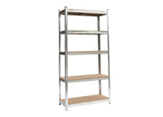 Scaffale In Acciaio Multiuso Con Ripiani Regolabili Alta Portata Storage - 5 Ripiani - Storage