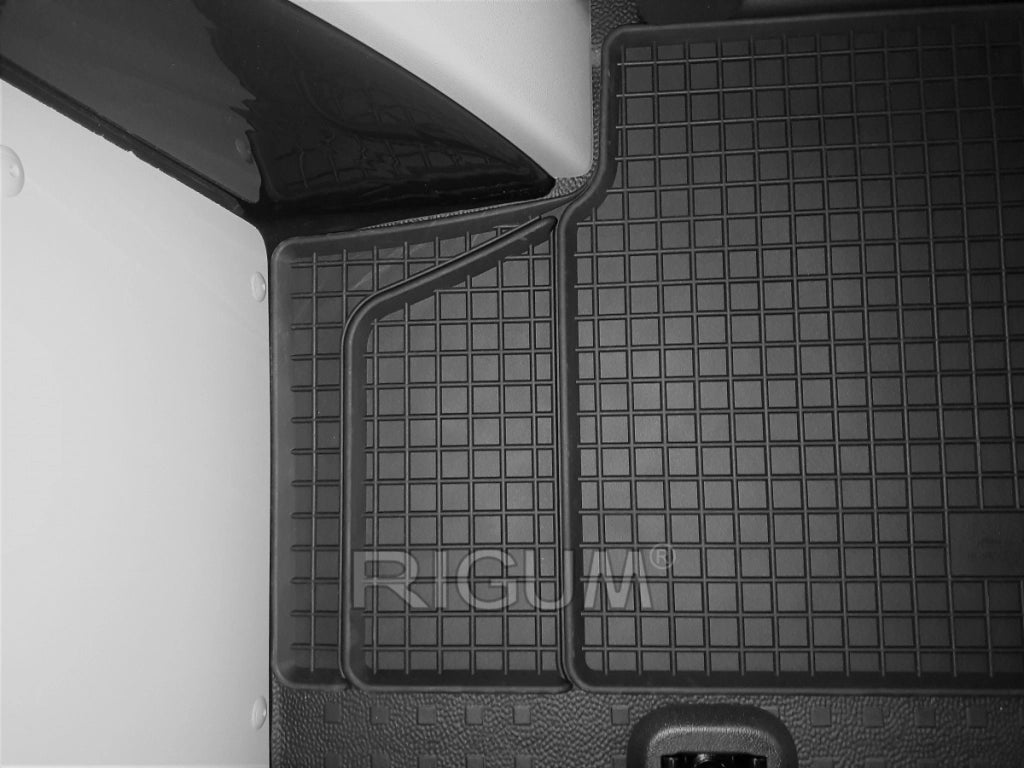 Tappeti in Gomma Transporter Caravelle 2a fila per VW T5 2003-, T6 2015-, T6.1 2019 - 2021