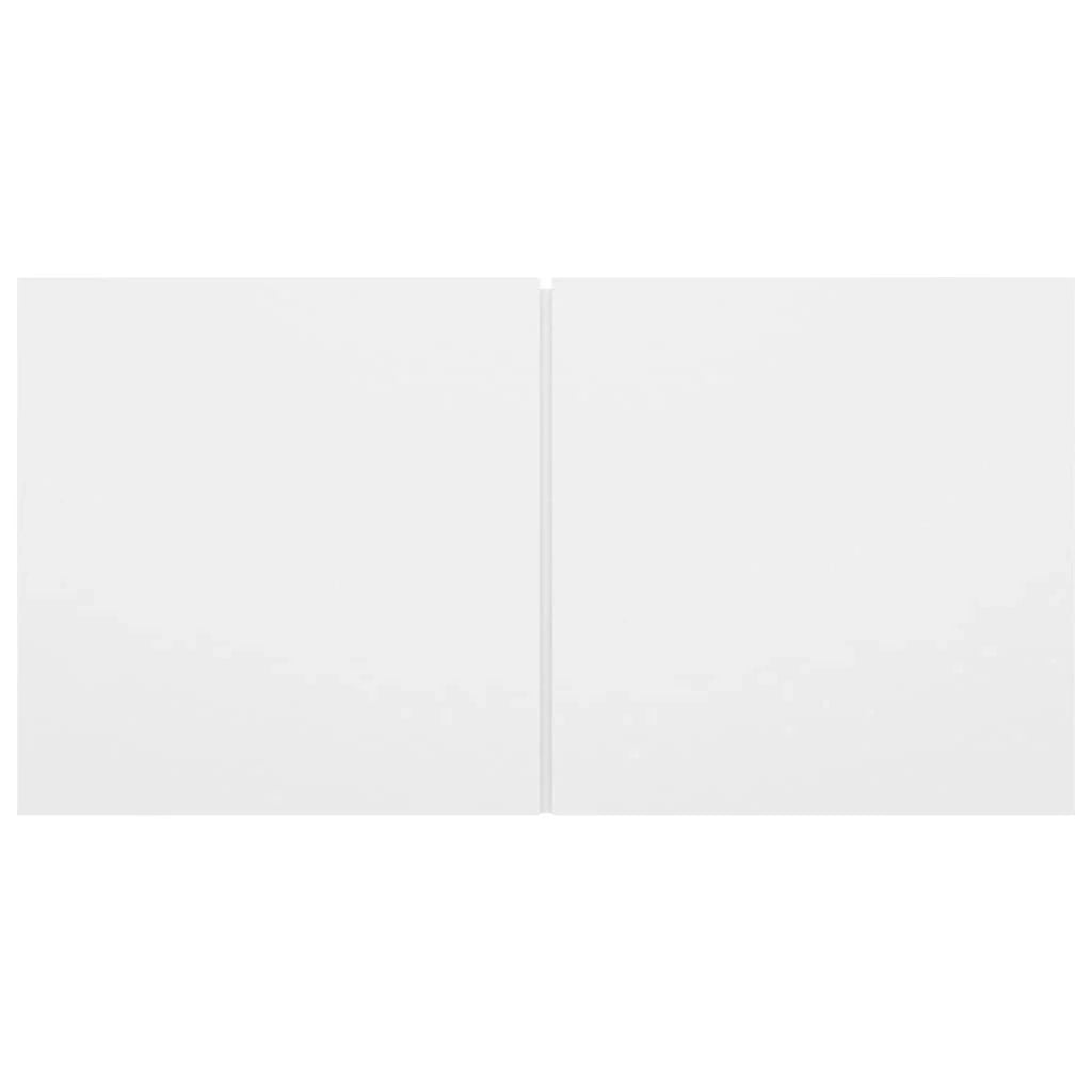 Mobile TV multimediale scaffale per televisione televisore buffet sala da pranzo soggiorno camera da letto sospeso 60 x 30 x 30 cm bianco 02_0028485