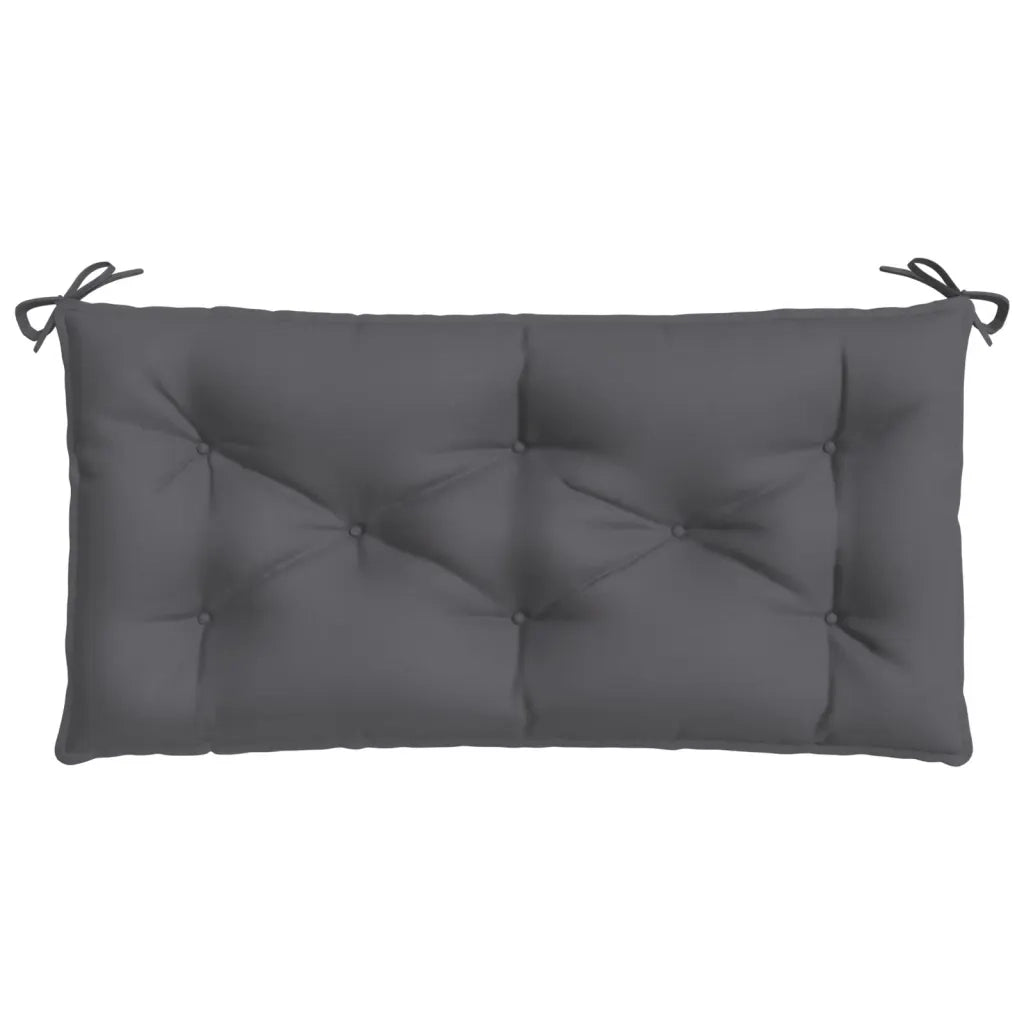 Cuscini Panca Giardino 2pz-Cuscini per panchina da esterno Antracite 100x50x7cm Tessuto Oxford