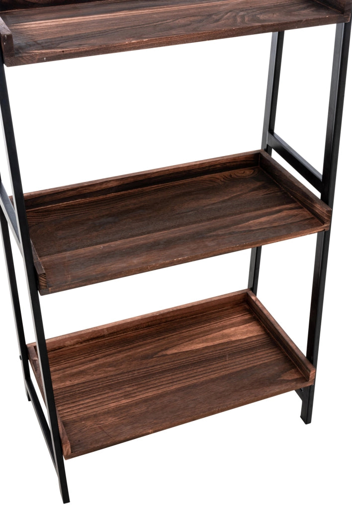 Scaffale con ripiani portaoggetti Dahn marrone