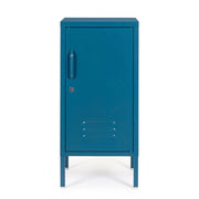 COMODINO METALLO BLU 1 ANTA CAMBRIDGE BIZZOTTO 40X35X76H CM