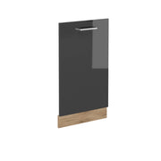 Pannello frontale R-Line Antracite lucido/Rovere dorato 45 cm senza piano di lavoro Vicco