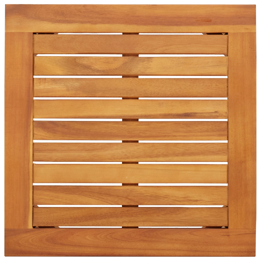 Set da pranzo da giardino 6 pezzi con cuscini in legno massello di acacia