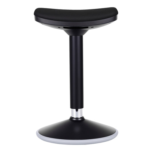 Sgabello sit stand nero, sgabello girevole regolabile in altezza fino a 82 cm, max 135 kg, sgabello ergonomico per casa, ufficio, officina