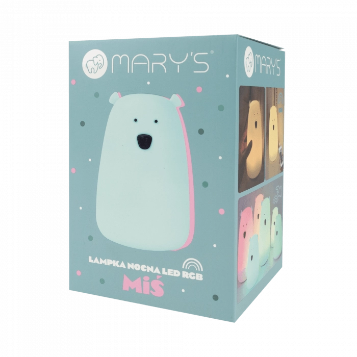 Mary's Lampada notte bimbi Orsetto blu LED RGBW RC
