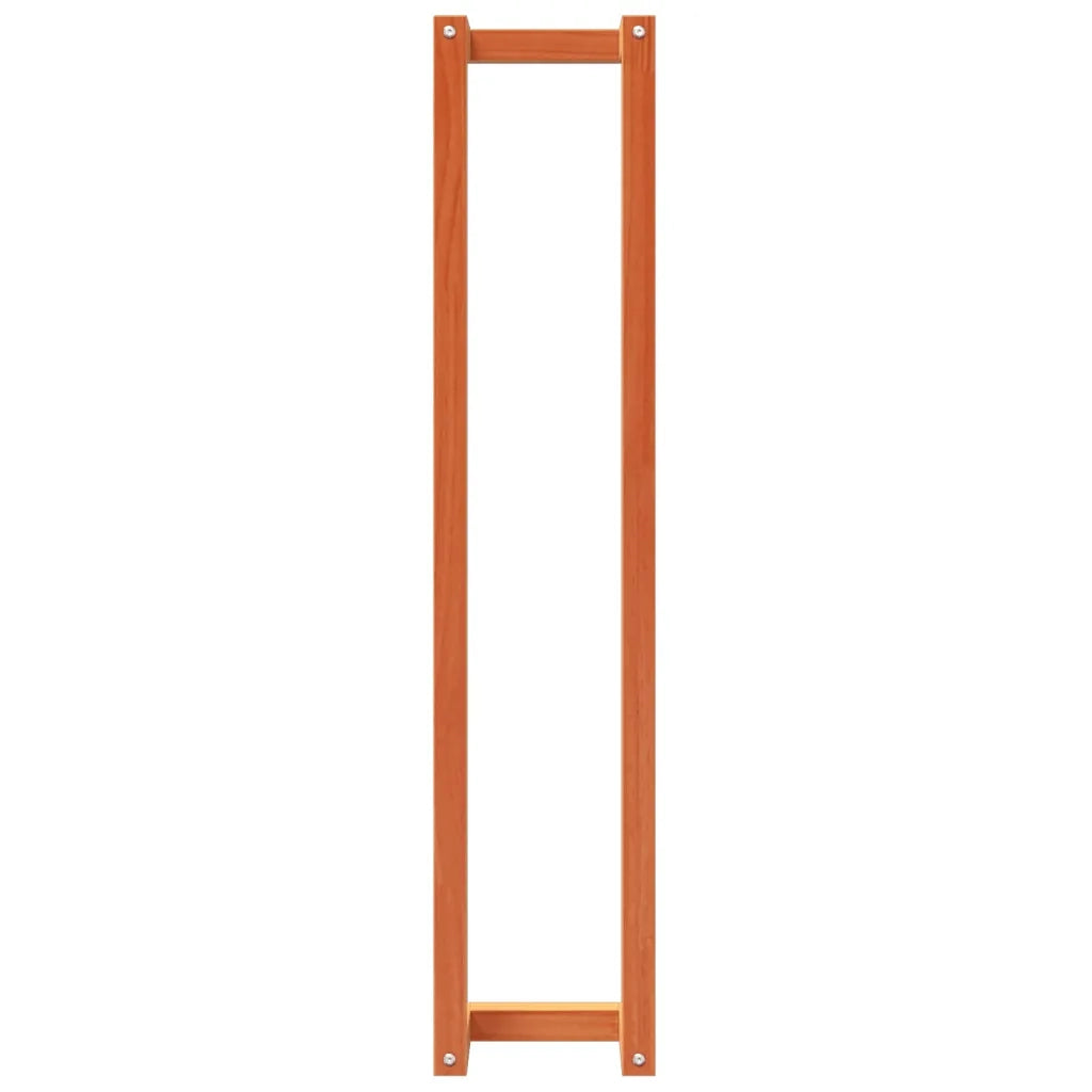 Portasciugamani Marrone Cera 23x18x110cm Legno Massello di Pino CFW4678103
