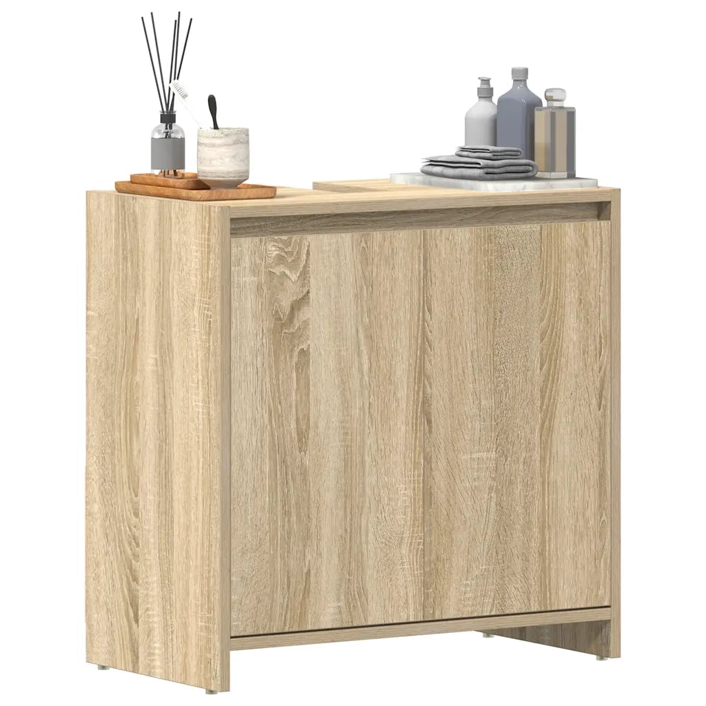 Armadio da Bagno Rovere Sonoma 60x33x61 cm in Truciolato cod mxl 15385