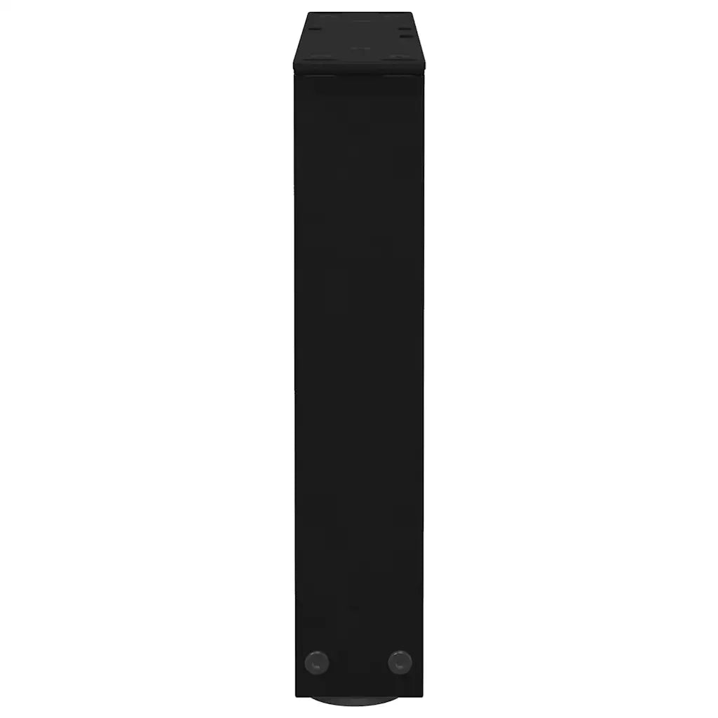 Gambe per Tavolino da Caffè a Forma di V 2 pz Nere 30x(30-31,3) cm Acciaio 4012600