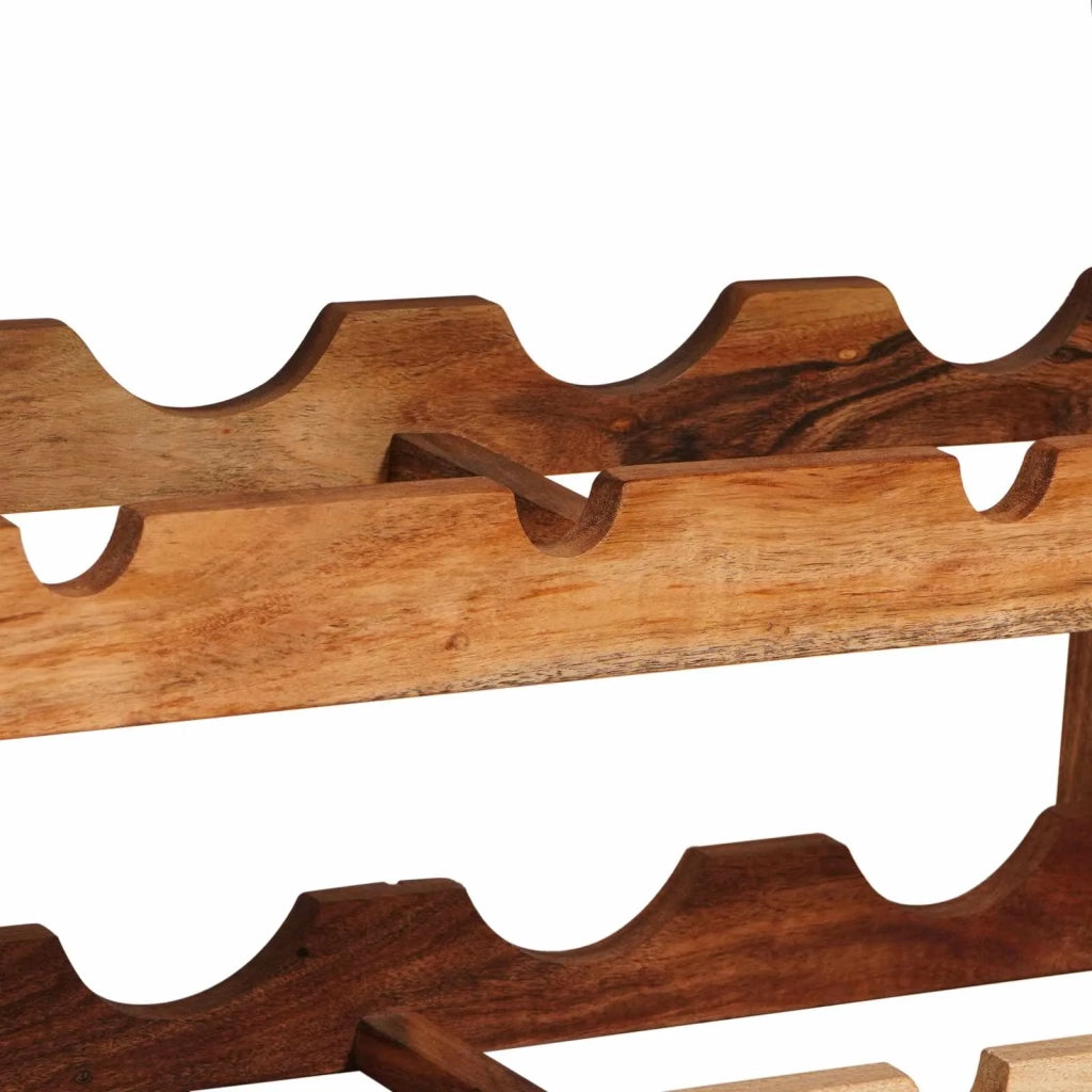 Portabottiglie Marrone 80 x 45 x 33 cm Legno di Acacia Massello CFW7287807