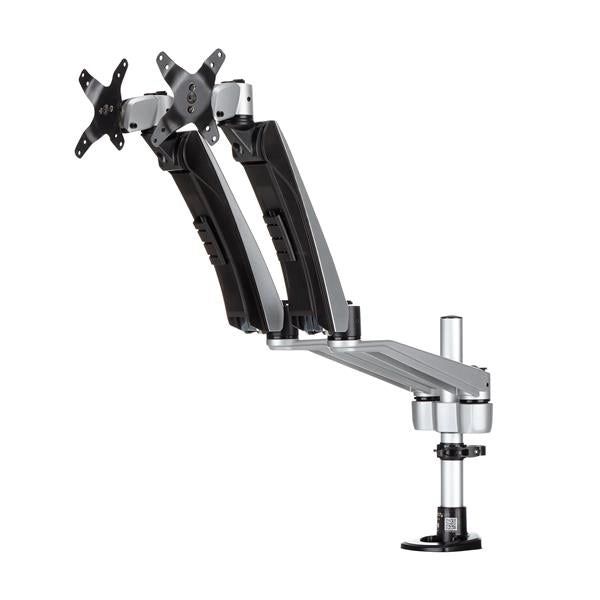 Startech.com supporto per doppio monitor con bracci articolati - impilabile - assemblaggio tool-less - ARMDUAL30